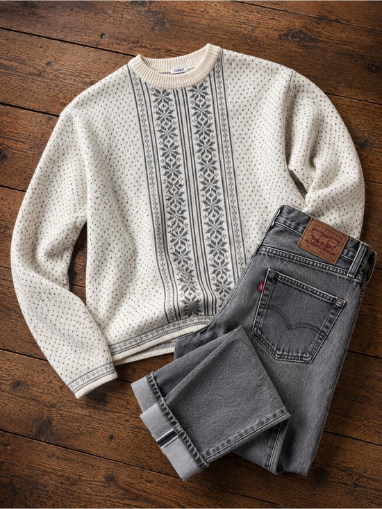 Esprit Sweaters - Vintage Esprit Sport Scandinavian Nordic Sweater Oversized Boxy Wool Blend